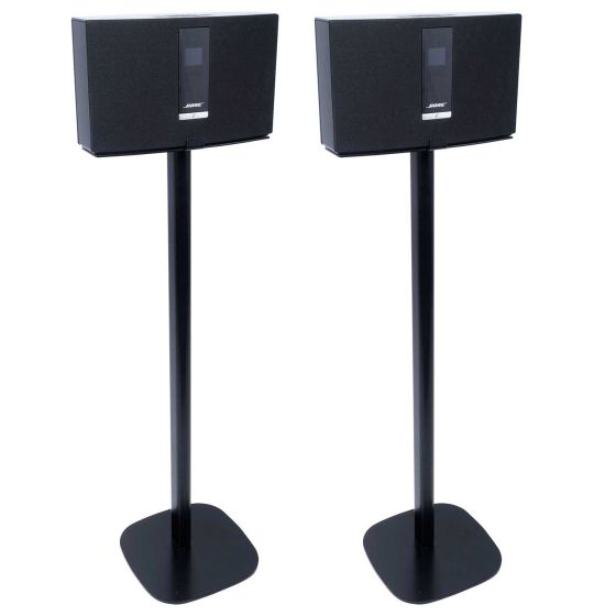 Pareja de soportes de pie Vebos con Bose SoundTouch 20