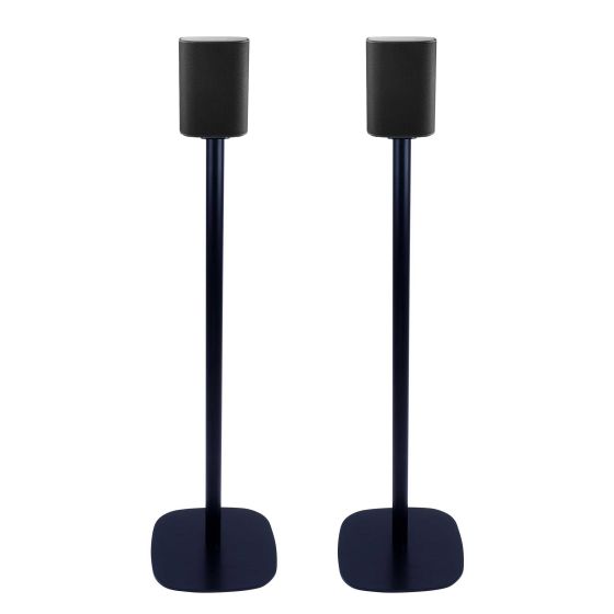 Pareja de soportes de pie Vebos con Canton Smart Libero Negro Pareja