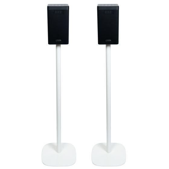 Soporte de pie Vebos con Canton Smart Soundbox 3 Blanco Pareja