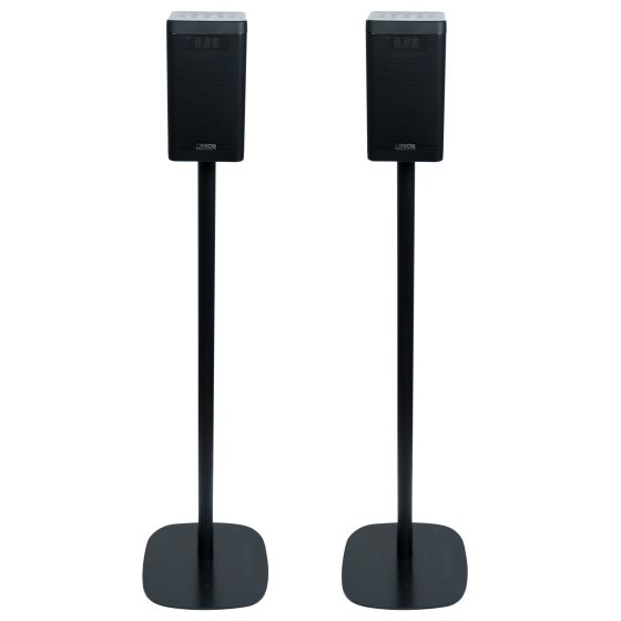 Soporte de pie Vebos con Canton Smart Soundbox 3 Negro Pareja
