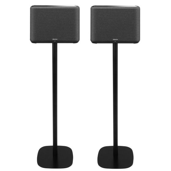 Pareja de soportes de pie Vebos con Denon Home 250 Negro Pareja