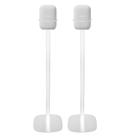 Pareja de soportes de pie Vebos con Google Nest Audio