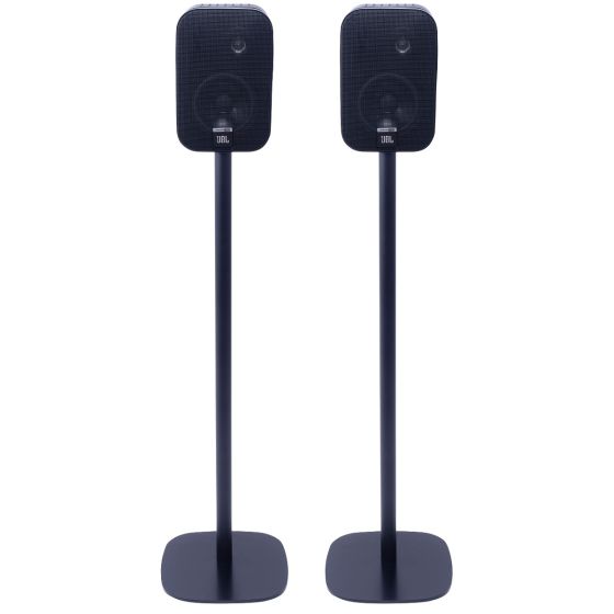 Pareja de soportes de pie Vebos con JBL Control One