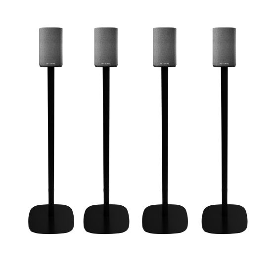 Pareja de soportes de pie Vebos con Loewe We. BOOST Negro (4 Piezas)