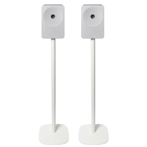 Pareja de soportes de pie Vebos con Samsung Music Studio 7 Blanco Pareja