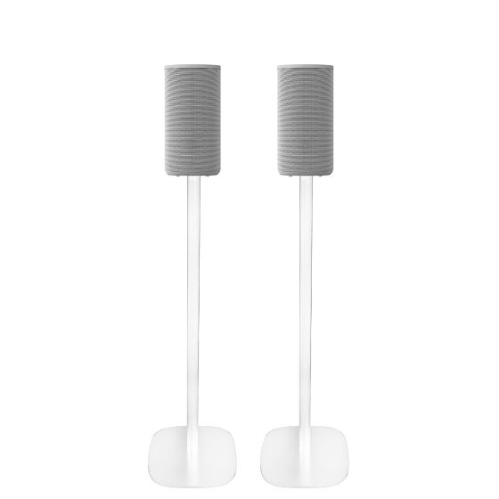Soporte de pie Vebos con Sony HT-A9 Blanco Doppio