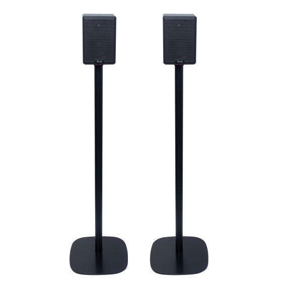 Pareja de soportes de pie Vebos con Teufel Effekt 2 Negro Pareja